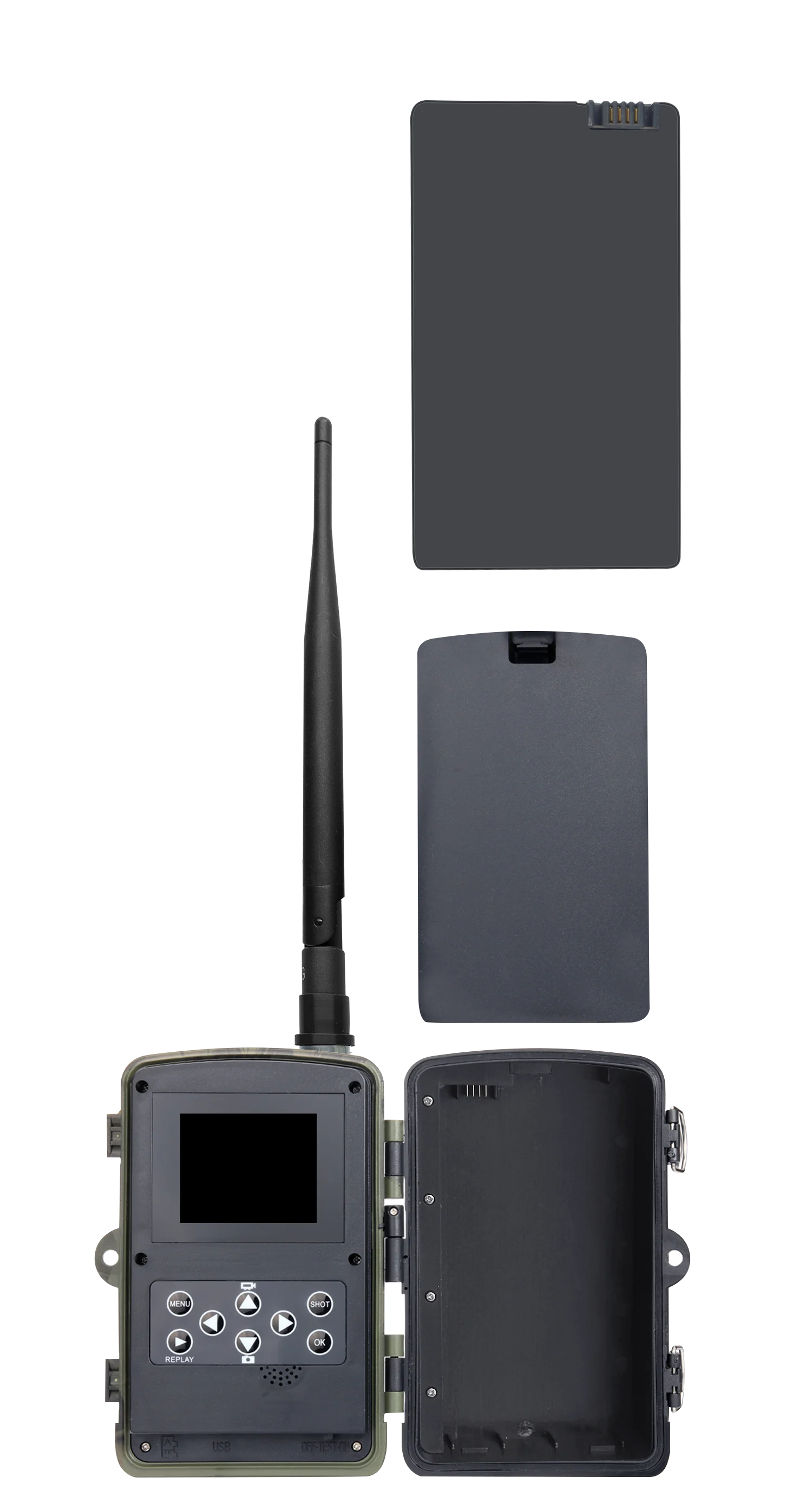 Cámara de rastreo de caza para exteriores, 4G, HD, 1080P, FTP, SMTP, MMS, SMS, visión nocturna, 20MP, batería de litio, trampa inalámbrica para vida silvestre, cámara de juego - imagen 4