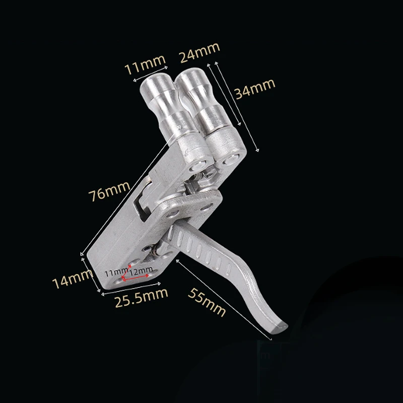 Esparcidor de lanzamiento al aire libre, herramienta de tirachinas de acero inoxidable, Dardo de pescado, accesorios de bola de acero, lanzador - imagen 5