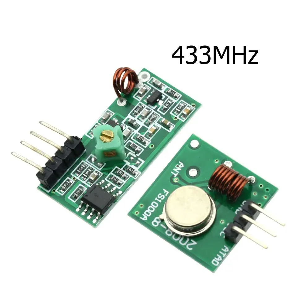 Módulo receptor inalámbrico RF, placa de módulo transmisor, superregeneración ordinaria, 315/433MHz, DC5V para Raspberry PI Smart Home - imagen 5