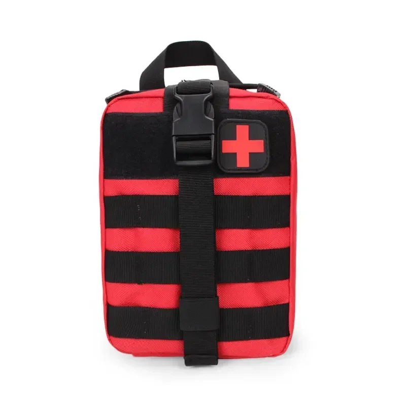 Botiquín de primeros auxilios táctico EDC MOLLE, bolsa médica para supervivencia al aire libre, bolsa de almacenamiento de camuflaje de nailon 600D, accesorio - imagen 3