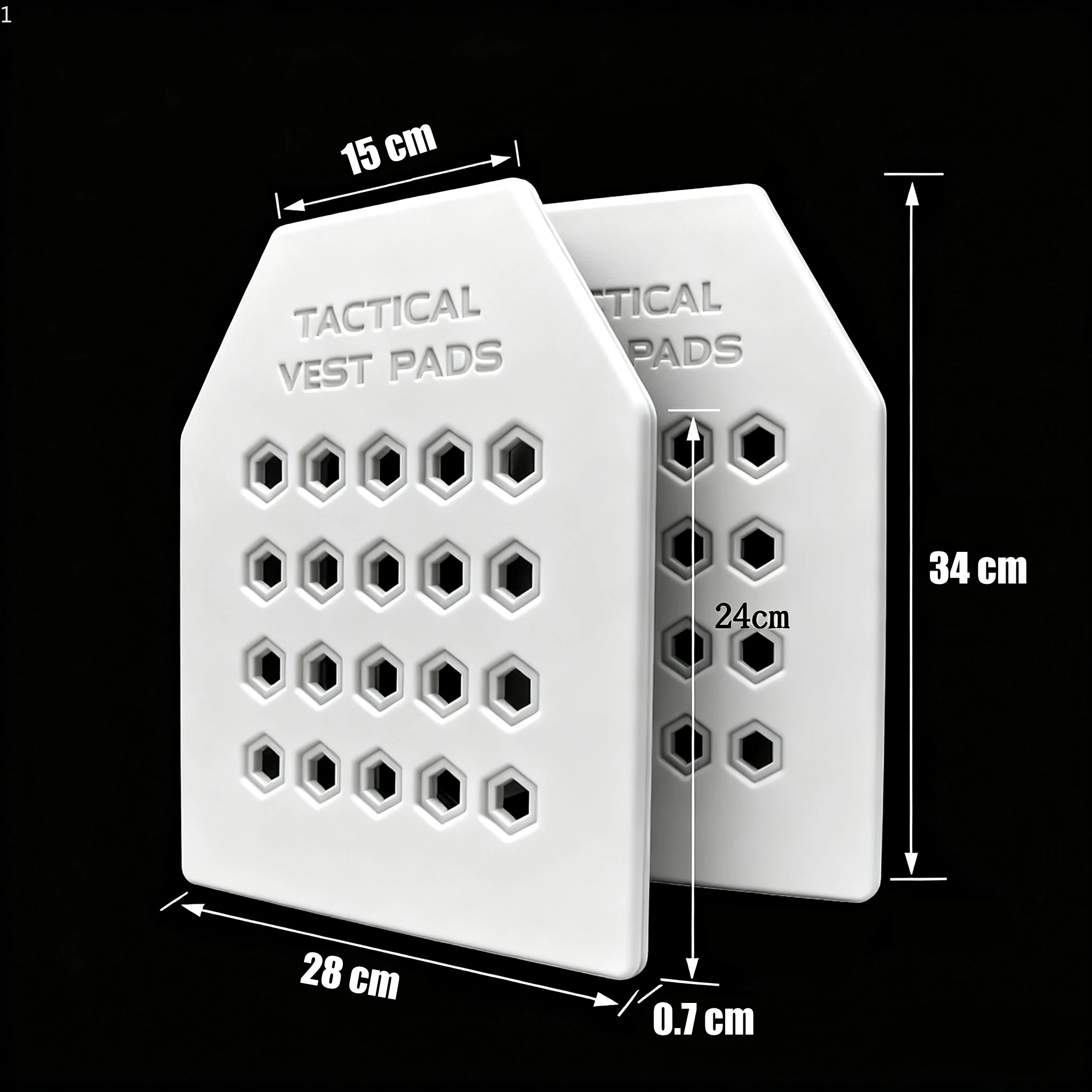 Placa de protección acolchada para chaleco - Inserto de impacto - imagen 5