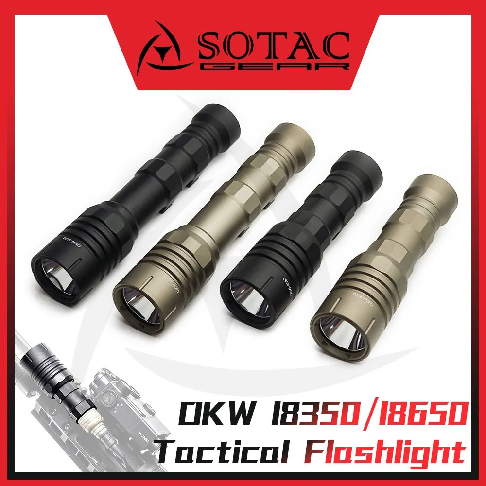 Linterna táctica SOTAC-GEAR OKW LED blanca para Picatinny M-LOK