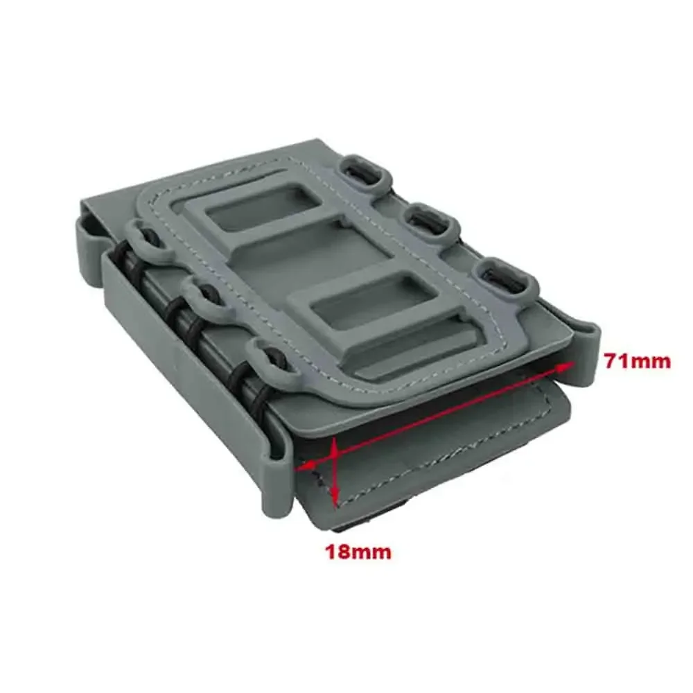 5,56 7,62 Bolsa táctica para revistas con clip único para exteriores Soft Shell - imagen 5