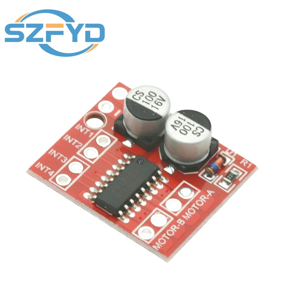 1/2/3/4/5/6/10 Uds MX1508 módulo controlador de Motor CC 2V-10V 1.5A velocidad PWM de 2 vías controlador de Motor paso a paso de puente H Dual L298N - imagen 4