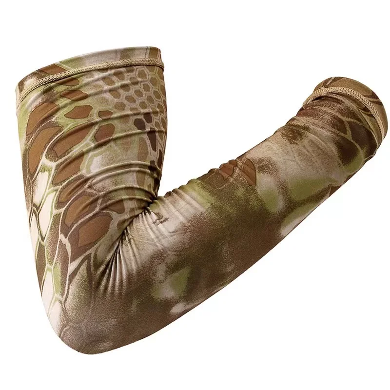 Manga de seda de hielo para hombre y mujer, protector solar para brazos, protección solar Uv, guantes antideslizantes para montar al aire libre, novedad de verano - imagen 2