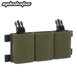 Chaleco portaplacas MOLLE Ophidiantac 5.56 configuración dual
