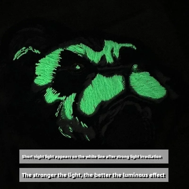 Parches de Velcro bordados de Panda de dibujos animados para ropa, insignia de moral táctica, pegatina de mochila, Parche de decoración DIY - imagen 3