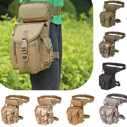 Bolsa de pierna MOLLE táctica: riñonera EDC para caza y senderismo