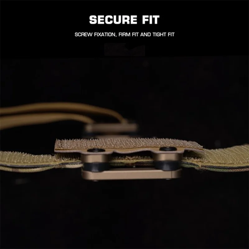 Adaptador táctico MHA, gancho de puente y bucle, adaptador de funda de cinturón ligero, accesorio de placa de prensa de cinturón de perfil bajo para Airsoft - imagen 4