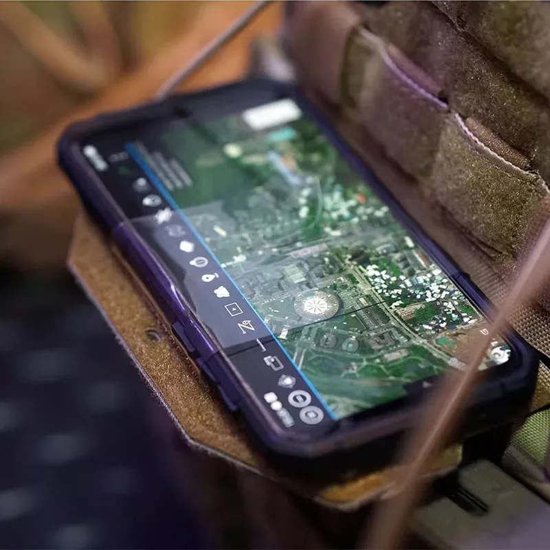 DMGear Molle FCSK estante para teléfono móvil bolsa de pecho táctica bolsa de mapa Panel de administrador equipo Airsoft accesorios de equipo de caza al aire libre - imagen 3