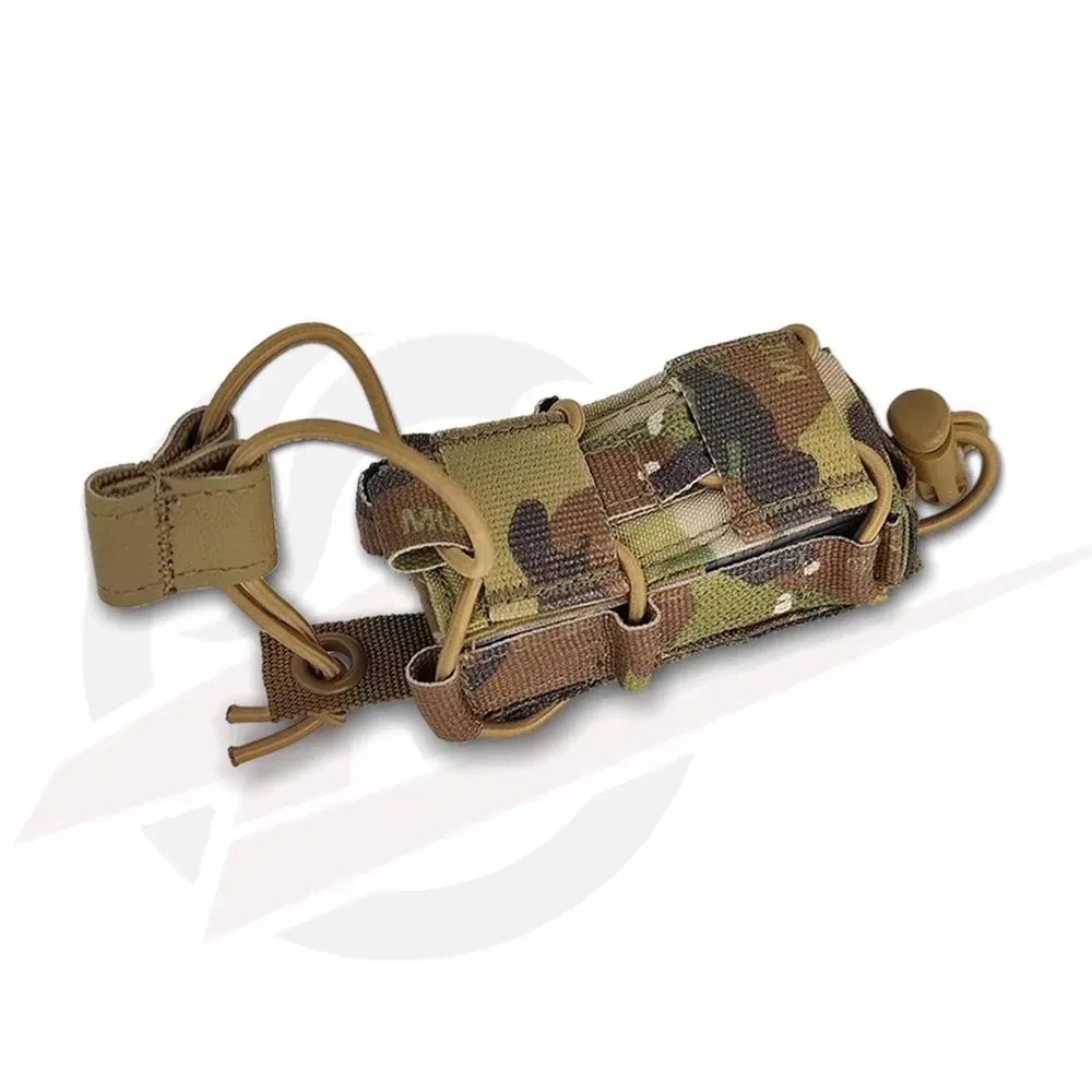 Funda táctica TYR 9mm Multicam MOLLE para cargador y munición - imagen 5