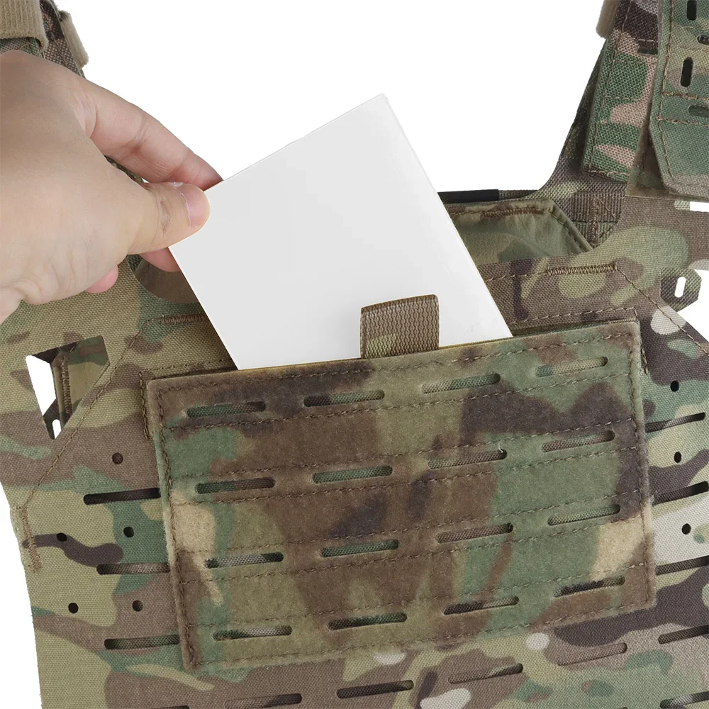 Portador de placa táctica SF ligero, chaleco V2, Paintball, Airsoft, entrenamiento de combate, SAPI, chaleco de caza MOLLE medio, equipo de protección - imagen 4