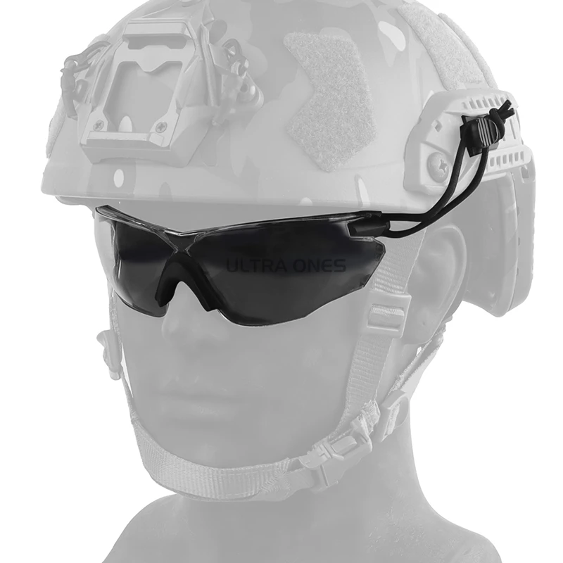 Conjunto de gafas para deportes al aire libre, gafas de tiro a prueba de viento para Motocross, gafas protectoras tácticas para caza Airsoft, gafas de Paintball - imagen 5