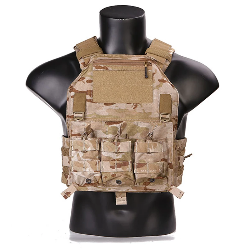 Emersongear chaleco táctico 420 chaleco portador de placa Molle Airsoft caza entrenamiento chaleco protector armadura corporal 11,11 ventas - imagen 3