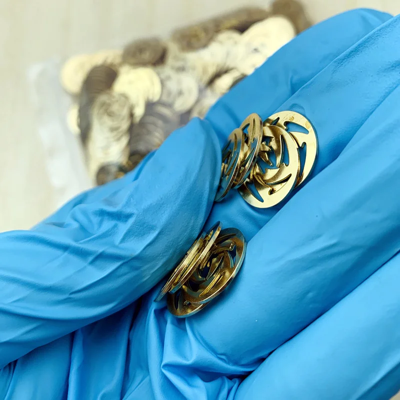 Arandelas de latón para cuchillos plegables, Junta lisa de cobre para Benchmade 710, 720, 730, 723, 550, 551, 552, accesorios para hacer bricolaje, 10 unidades por lote - imagen 3