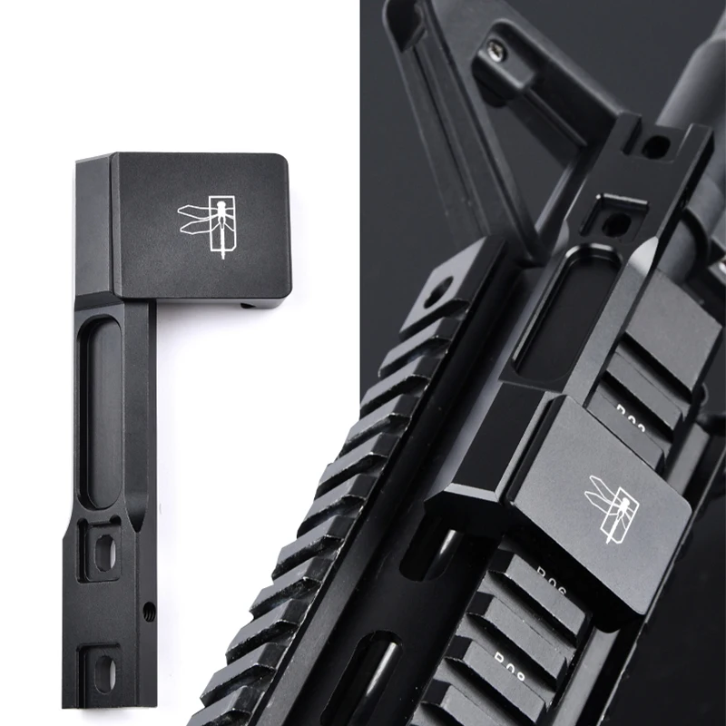 WADSN luz de caza nocturna montaje compensado para Surefire M300 M600 M300V arma exploradora táctica linterna en riel Picatinny Mlok de 20mm - imagen 2