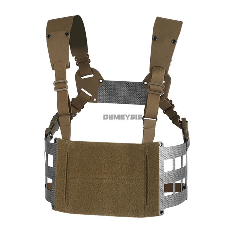 Chalecos de caza al aire libre, aparejos de pecho, sistema MOLLE, plataforma táctica CS Airsoft, equipo de caza, tiro, Paintball, chaleco portador de placa - imagen 4