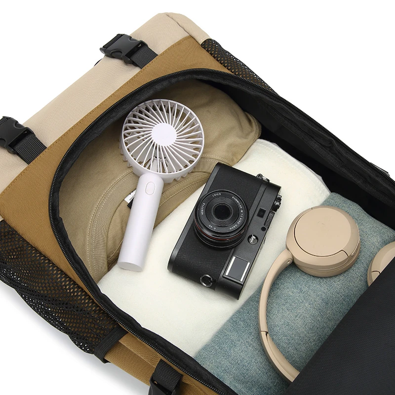 Mochila táctica acampada montaña – Bolsa enrollable multibolsillos - imagen 3