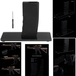 Soporte de exhibición y mantenimiento AR de juego CS (AEG), soporte de adorno, accesorios de caza con liberación rápida y almohadillas antideslizantes con Base de vidrio