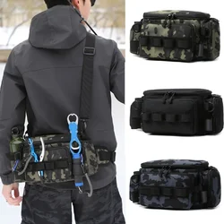 Riñonera táctica MOLLE multiusos para pesca y camping