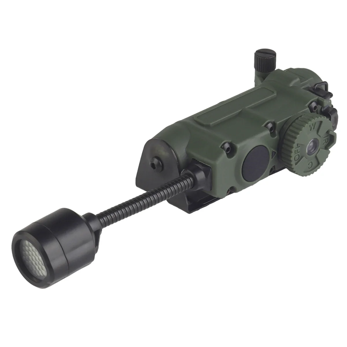 Lámpara táctica para casco Sidewinder, luz estroboscópica roja/verde/azul/blanca/IR, luz IFF para caza y pesca, linterna LED auxiliar - imagen 5