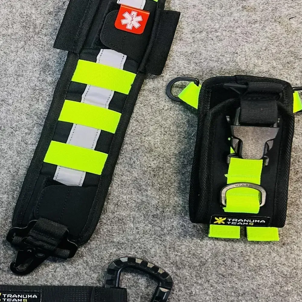 Cordón de bombero T9, Correa multifunción azul llama, estación de mano de rescate, bolso de comunicación, correa de hombro - imagen 5