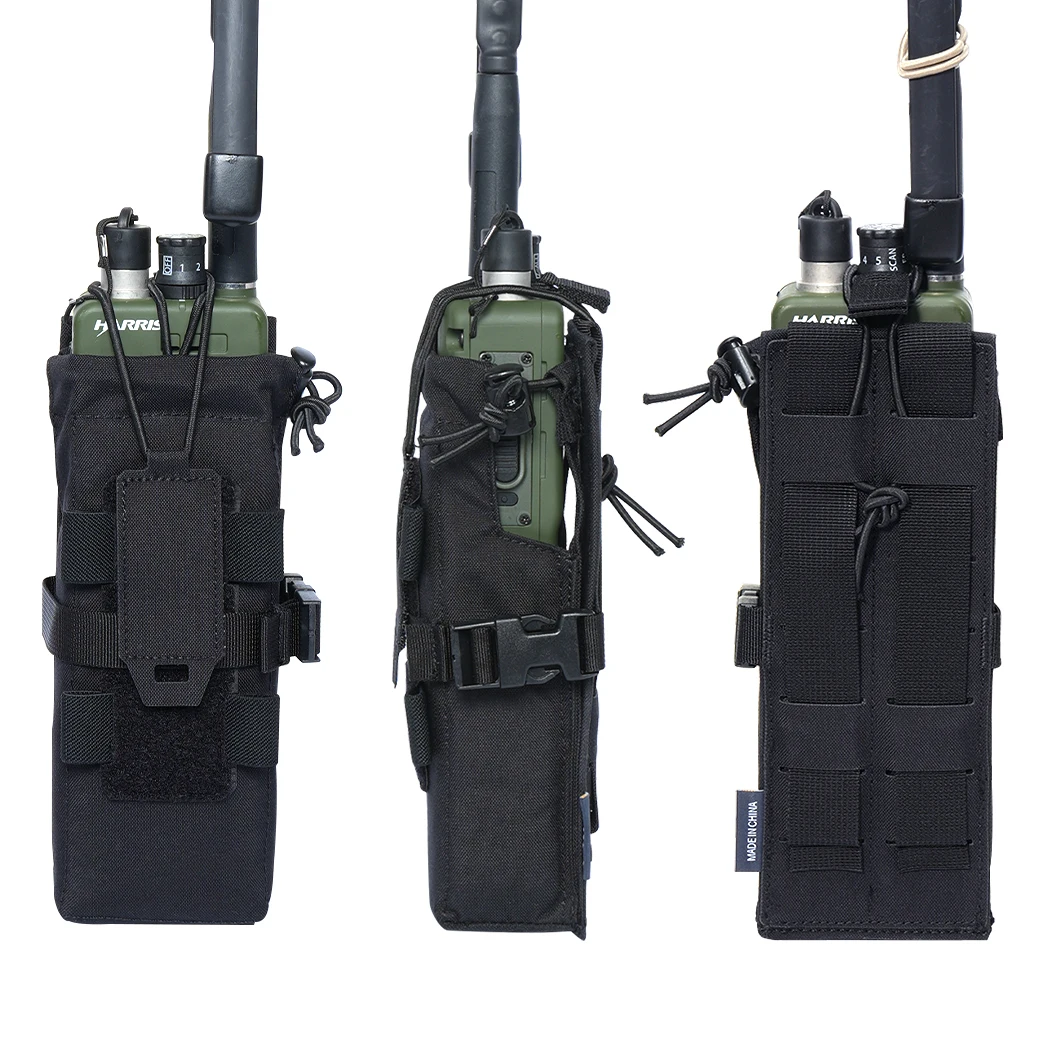 IDOGEAR bolsa de Radio táctica para PRC148/152 Walkie Talkies soporte MOLLE MBTR Tilt-Out 35120 - imagen 3