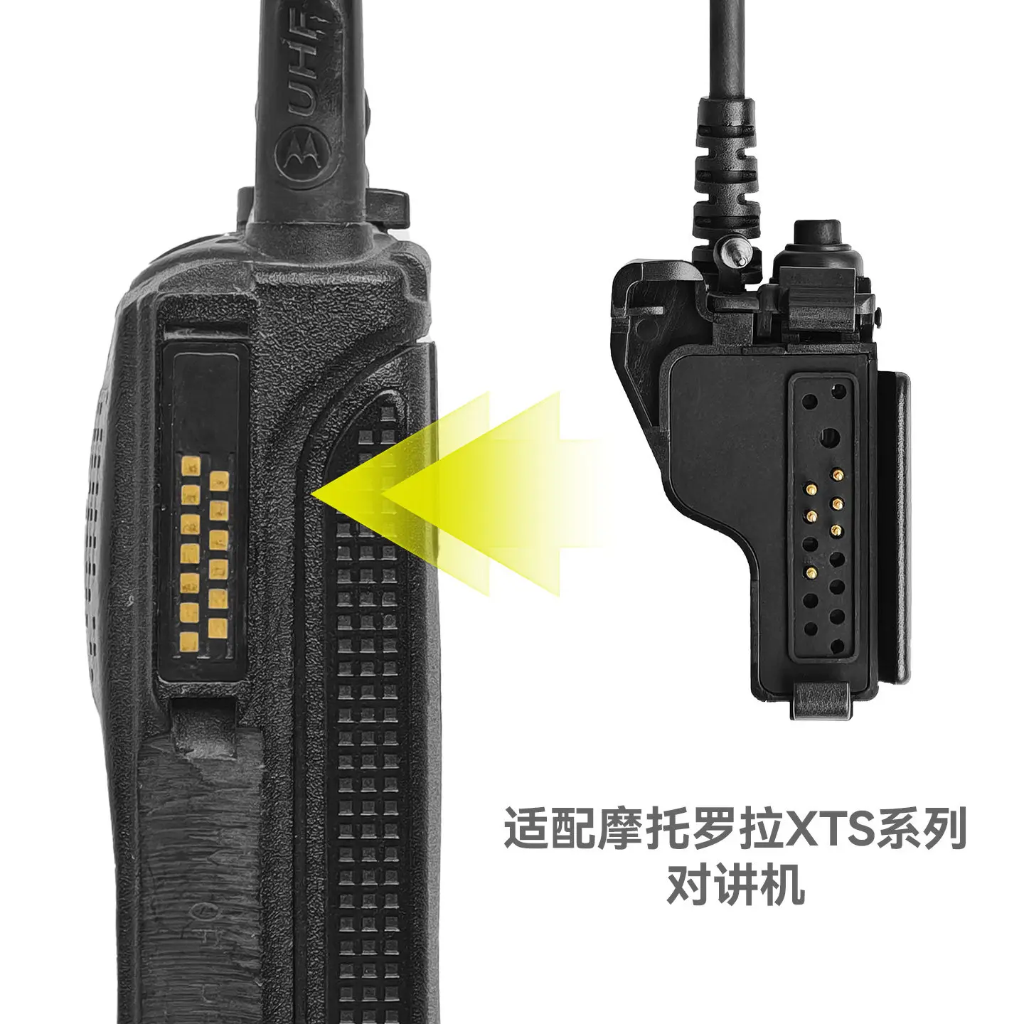 Auriculares tácticos U174 PTT V20 para radios Serie K Head/XTS - imagen 2