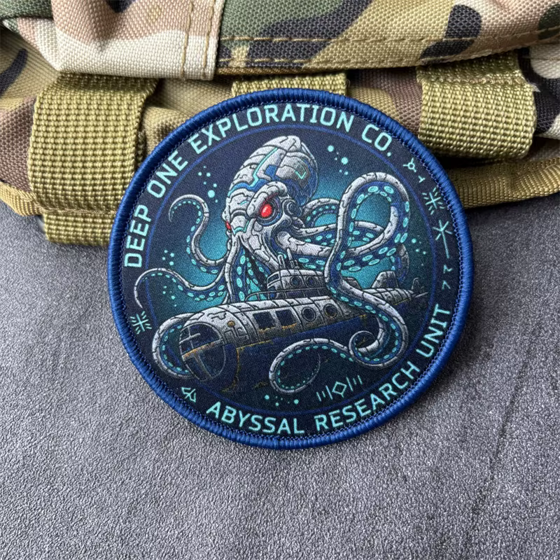Parche táctico pulpo velcro para insignia moral y mochila - imagen 5