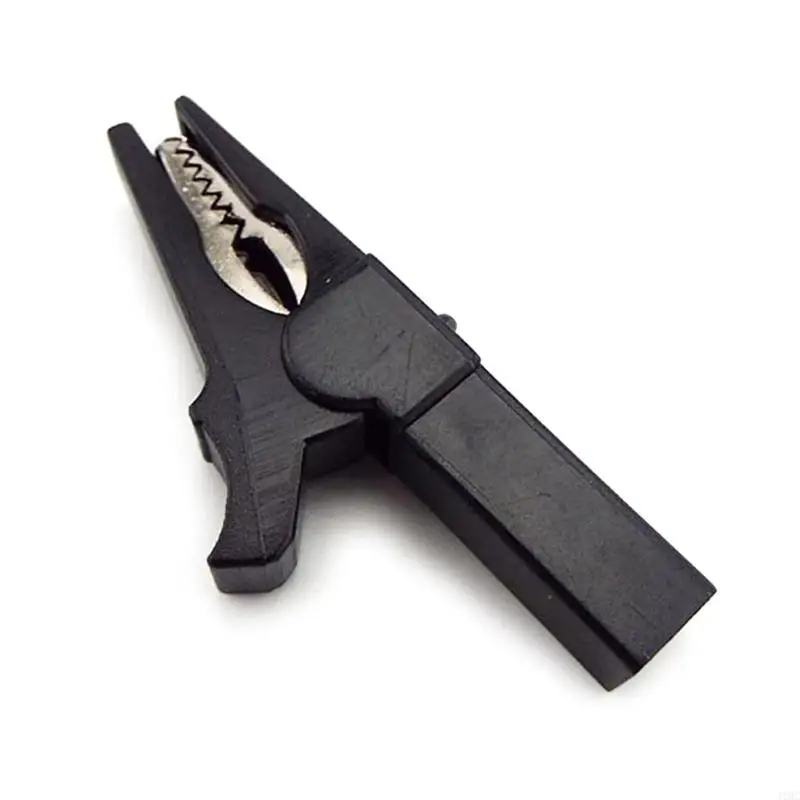 J1HC 1 par cocodrilo para clips cocodrilo cables prueba prueba prueba 55 mm aislados - imagen 3