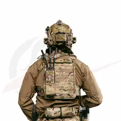 TR Outdoors Chaleco táctico MOLLE FE FCPC V5 porta radio