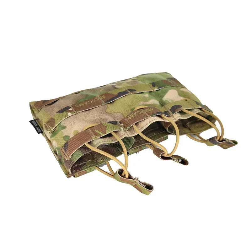 Bolsa táctica para revistas, portador de placas Airsoft, doble MOLLE Mag, soporte 556, bolsa para revistas abierta - imagen 3