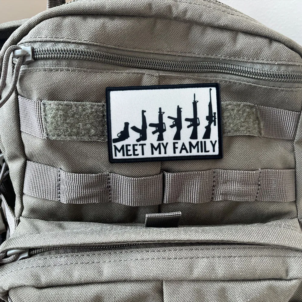 Parche táctico moral con gancho y bucle divertido para mochila - imagen 3