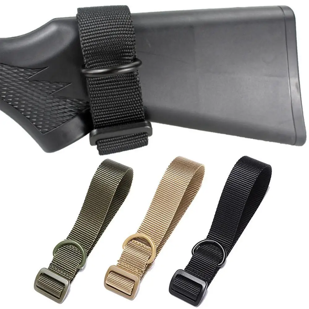 Adaptador de eslinga de culata táctica multifunción Airsoft, correa para Rifle, correa para pistola, soporte para cinturón de caza para MAGPUL AR15 HK416 - imagen 2