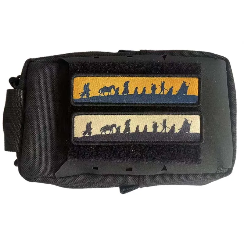 Parche táctico paisaje atardecer emblema de animales para mochila - imagen 5