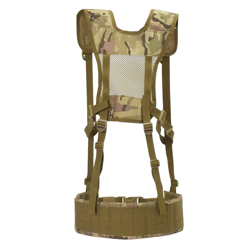 Chaleco táctico de batalla para hombre, cinturón con correa para el hombro, Molle, Swat, Airsoft, chaleco de caza al aire libre, ropa CS - imagen 4