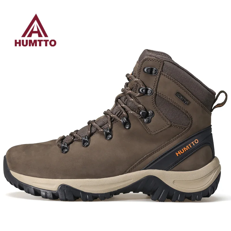 HUMTTO-Botas de senderismo al aire libre para hombre, botas de caza impermeables, botines tácticos de combate en el desierto, zapatillas para caminar y trekking - imagen 2