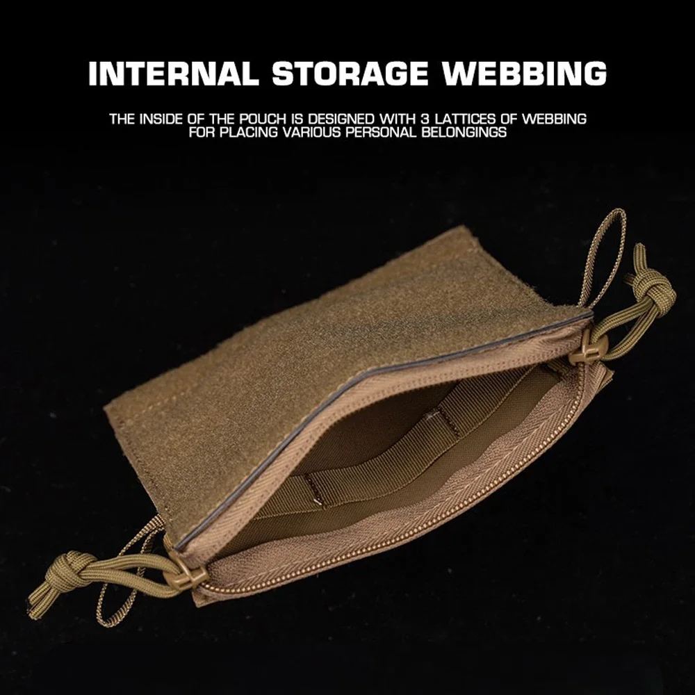 Bolsa de cintura pequeña con gancho y bucle táctico para Ferro SS HS, portador de placa, chaleco de caza, bolsa de administrador, paquete de almacenamiento de aparejo de pecho Airsoft - imagen 3