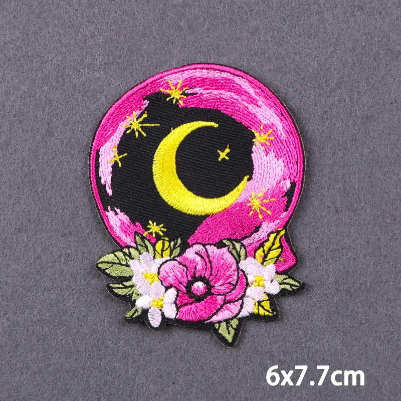 Parches bordados de bruja básica para ropa, parches de dibujos animados para planchar, decoración de ropa, pegatinas de planchado, insignia DIY - imagen 5