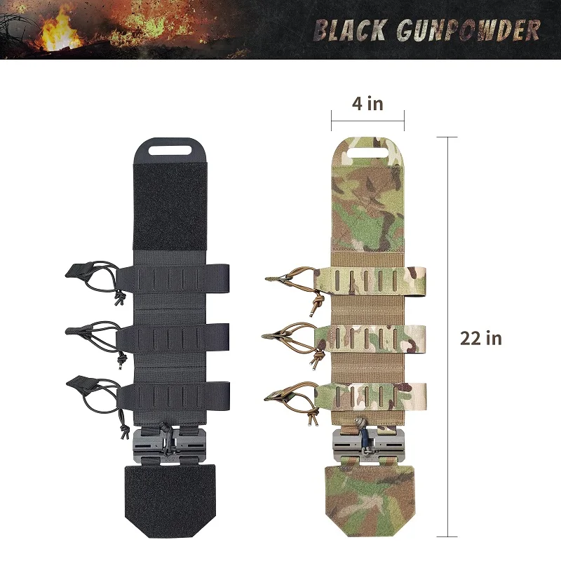 Chaleco táctico con botón a presión magnético, lado especial elástico de sello de cintura de extracción rápida, 4020 - imagen 2