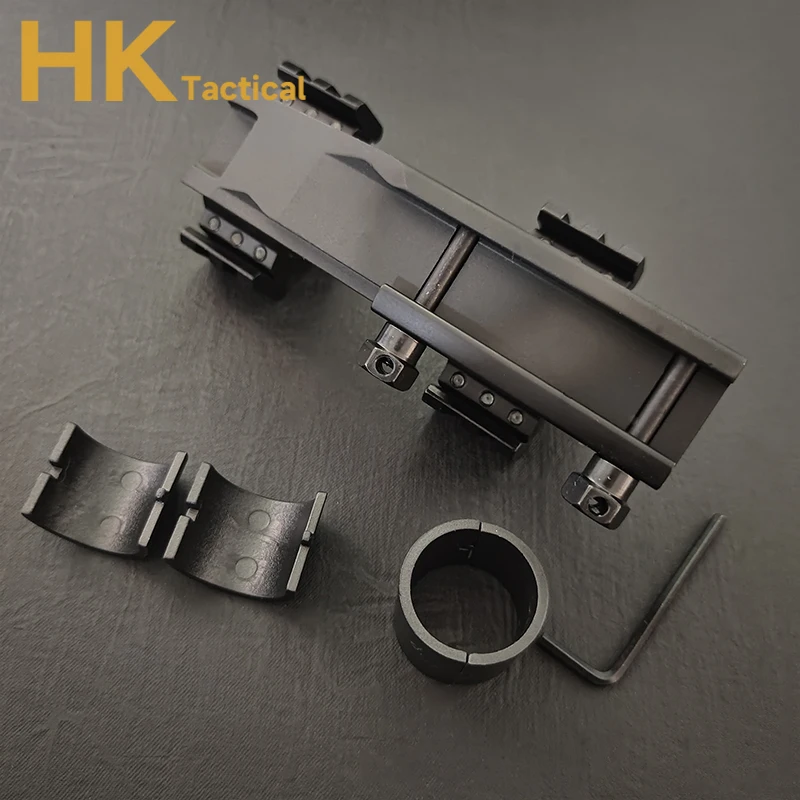 Soporte de alcance Airsoft, 1 pulgada, 25,4mm/30mm, anillos de visión óptica táctica, cola de milano voladiza de una pieza, montaje de riel Picatinny de 20mm - imagen 3