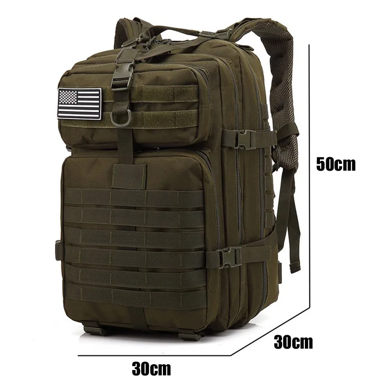 Mochila militar de gran capacidad, mochila de trekking, bolsa militar deportiva de viaje, mochila de trekking para acampar al aire libre - imagen 3