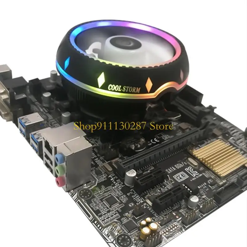 J1HC CPU Enfriador aire para aire para LGA1150,1151,1155, AM4, AM3+, AM3, AM2+, FM1, FM2, - imagen 5