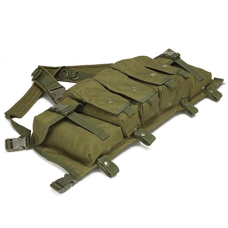 Chaleco de asalto de entrenamiento táctico militar, chaleco AK47 con bolsa para revistas, pistola de aire CS para exteriores, equipo de combate de caza y paintball - imagen 3