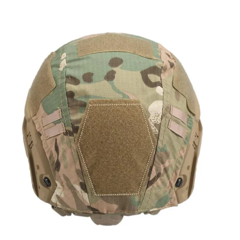 FG atacs-funda táctica para casco, circunferencia de la cabeza de 52-60cm, casco Airsoft, Paintball, equipo de juego de guerra, cubierta para casco rápido CS para exteriores - imagen 5