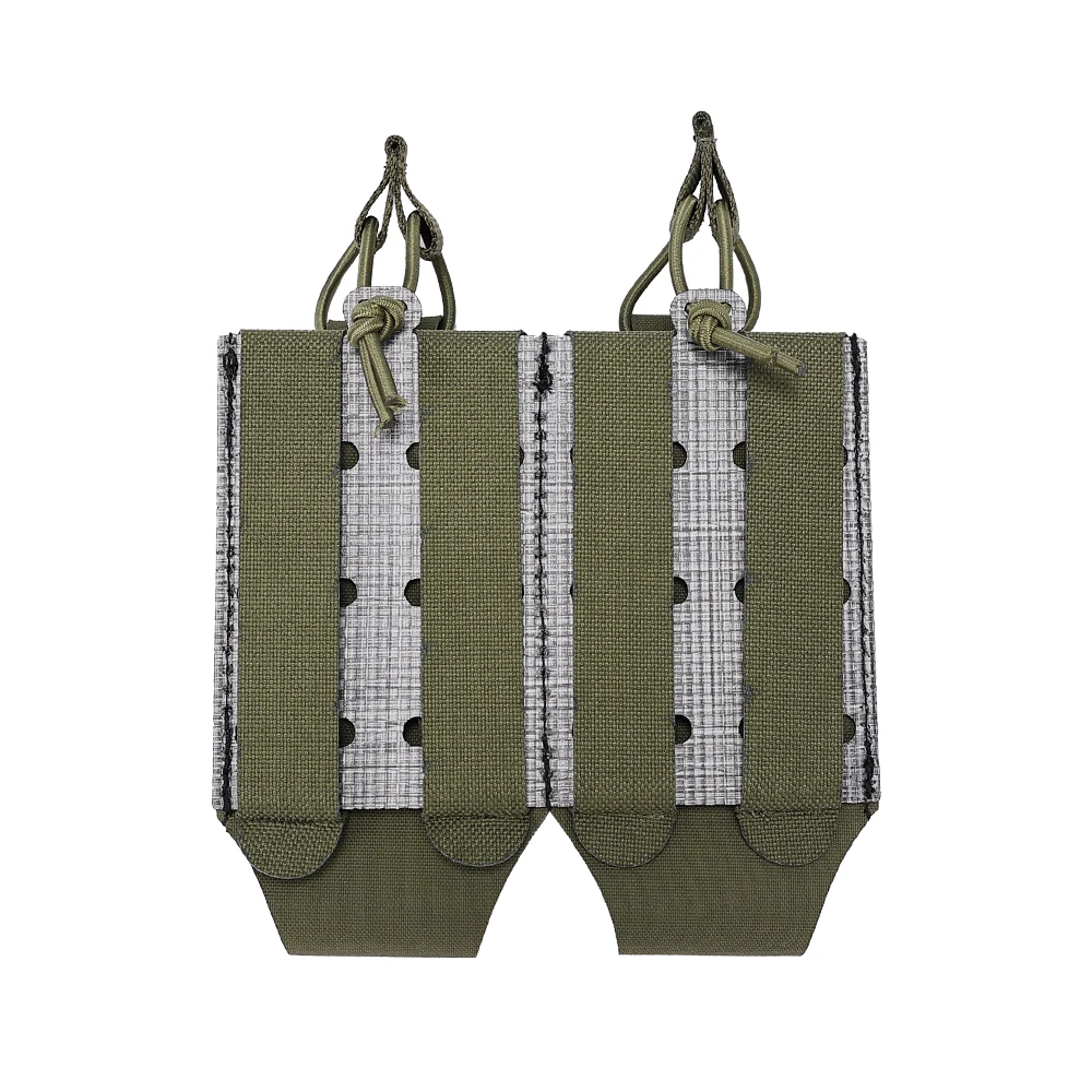 Tegris táctico de nailon 500D, 8 capas®Bolsa de doble imán AR M4, 5,56/7,62, portador de corte láser, bolsa Molle, soporte para revistas, equipo Airsoft - imagen 3