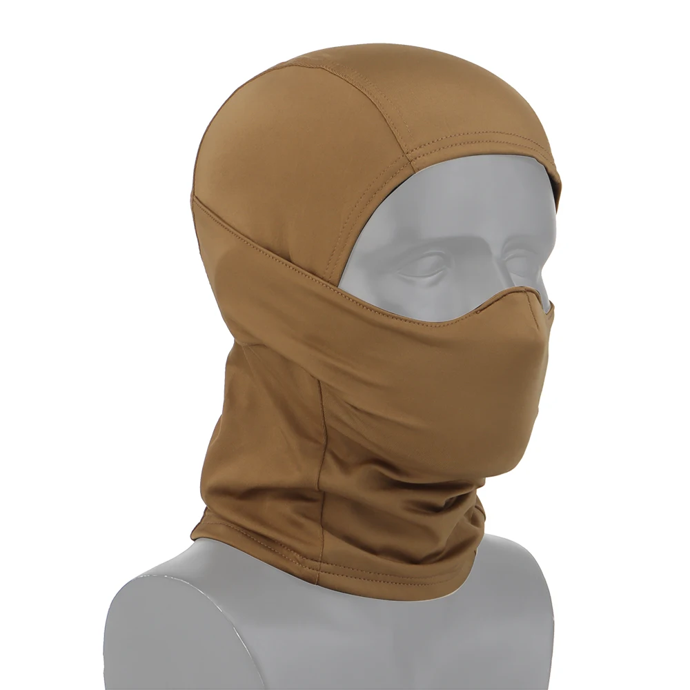 Máscara de tiro táctica, casco militar de cara completa, máscara de media cara, máscara de silicona para Airsoft, Paintball, ciclismo, caza, motocicleta - imagen 2