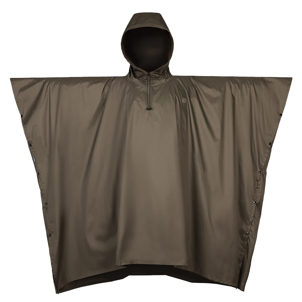 Emersongear BlueLabel Wind Rider Poncho de lluvia ligero Gabardina de secado rápido impermeable Mackintosh Slicker 7000 + mm - imagen 2
