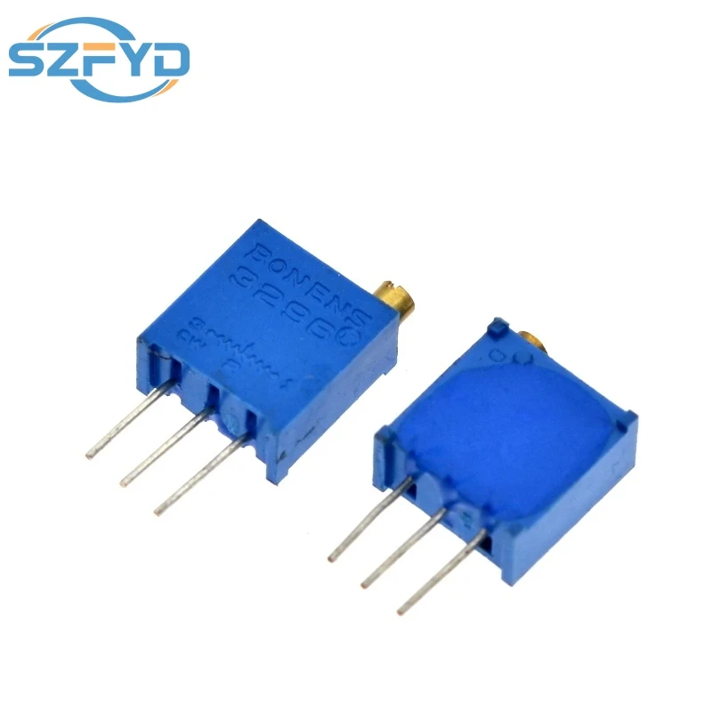 Kit de potenciómetro 20 piezas, resistencia Variable 3296W de alta precisión 100R -1M 200R 500R 1k 2k 5K 10K 20K 50K 100K 200k 500k - imagen 4