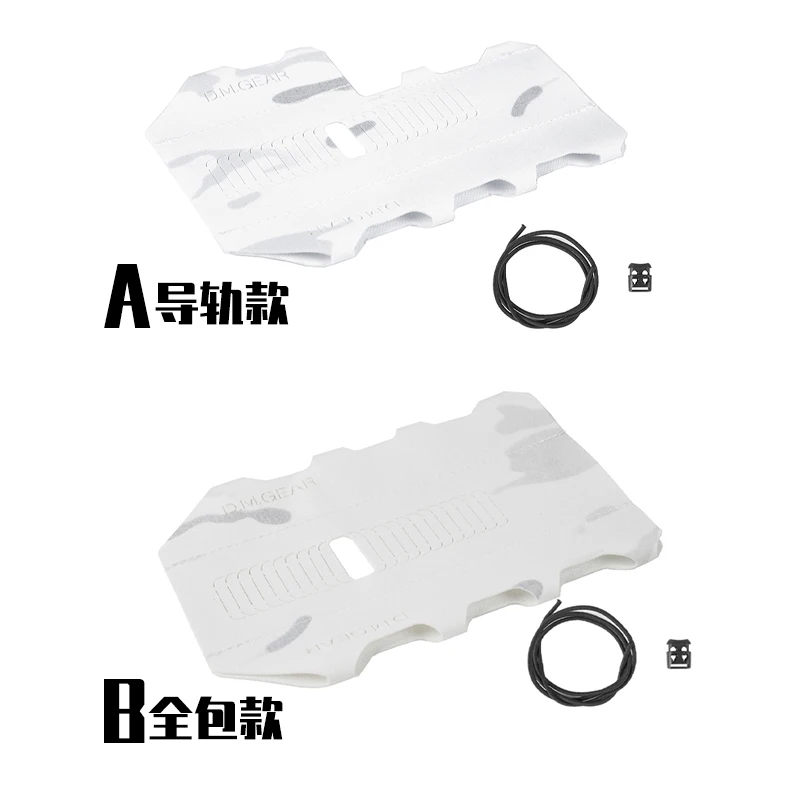 Cubierta de riel para pistola táctica, un riel en nailon 500D, protector térmico pesado, cubierta de equipo, protección de manos, rieles cuádruples - imagen 5